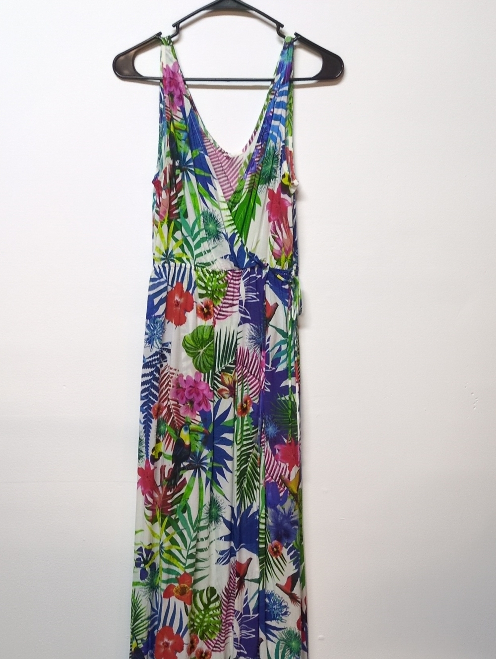 Desigual Jasmine Tropical Print Maxi Dress, Size M - Picture 6 of 11